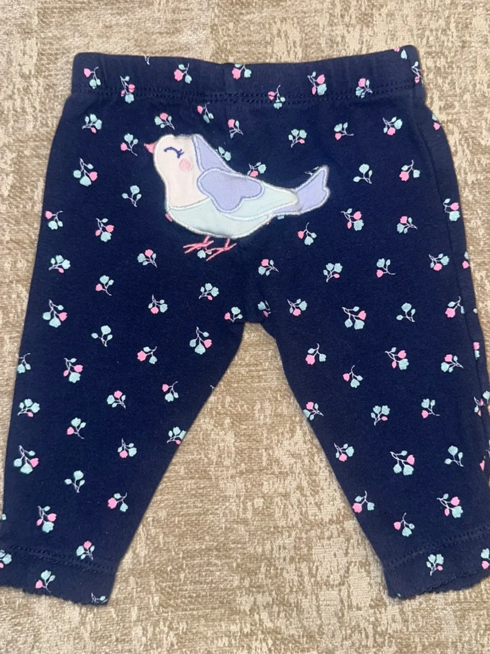 Blue Birdie Girls Carter’s Outfit Set size 3M vintage retired set